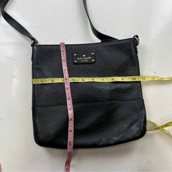 Kate Spade women’s black leather shoulder bag L99-12 - Picture 4 of 5